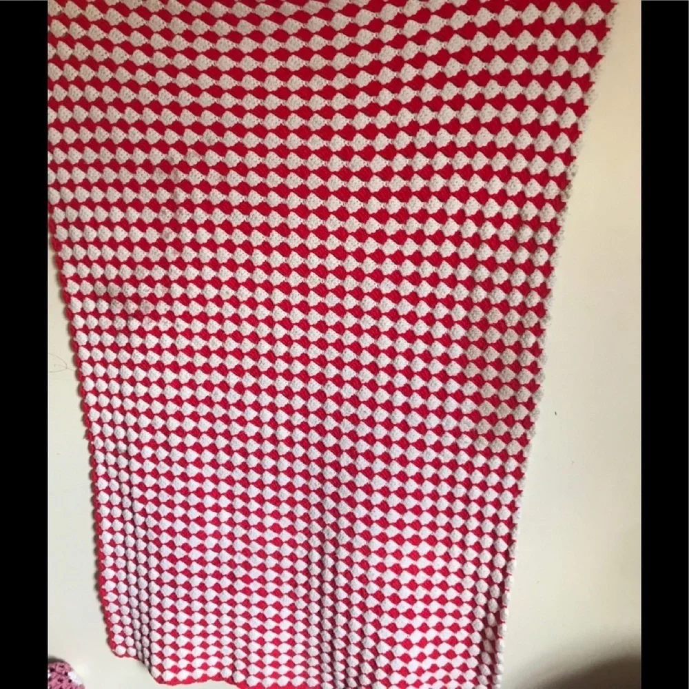 Rare Vintage 1960’s Hand Sewn Reversible Blanket